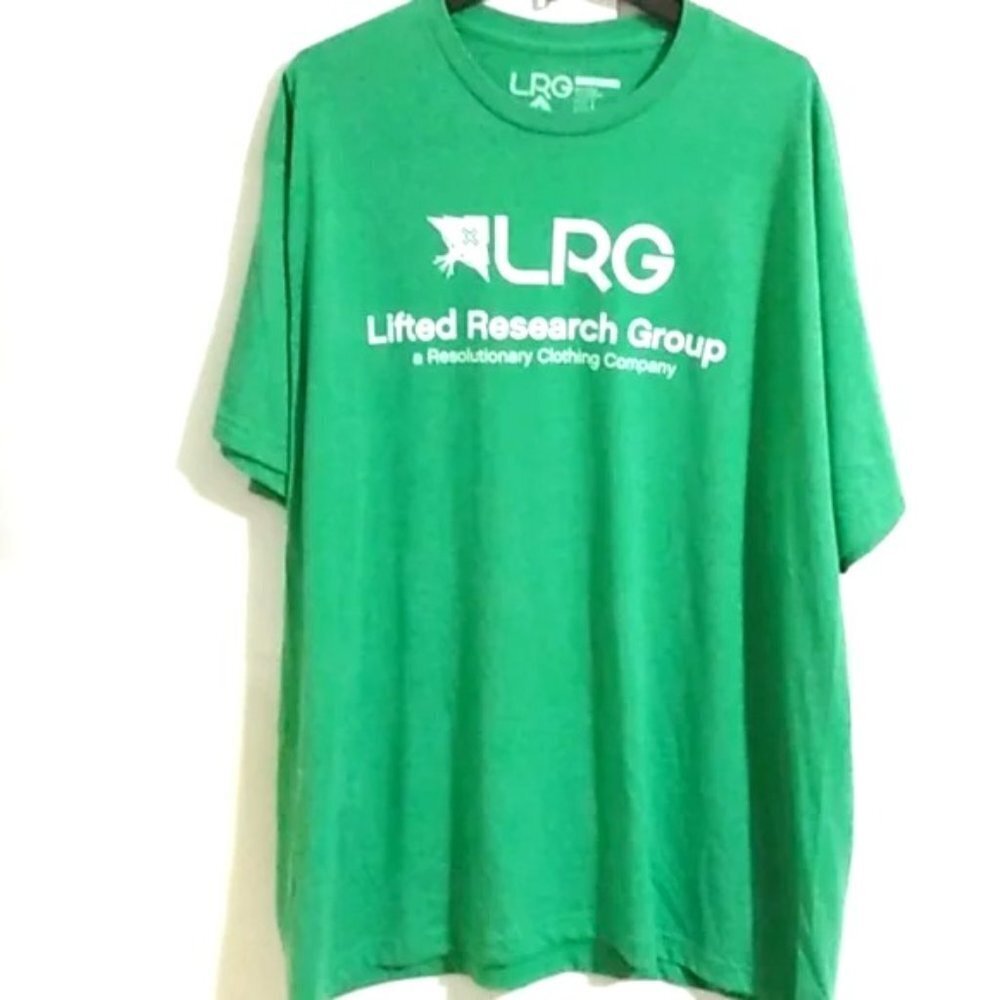 LRG Men's Green & White Short Sleeve Tee NWOT SIZE 3XL